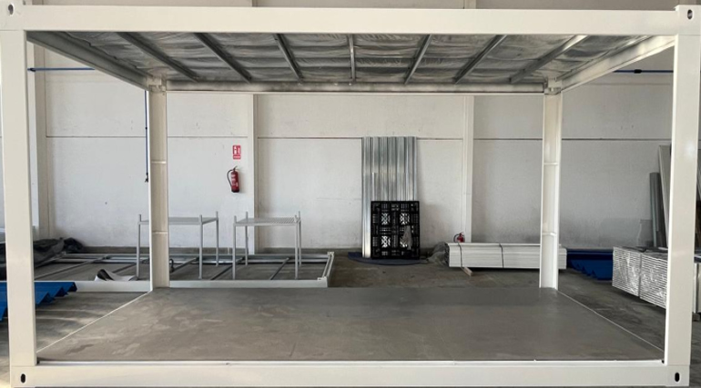 Caseta modular 5900x2438 vista general